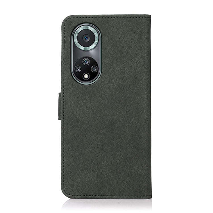 For Honor 50 Pro KHAZNEH Matte Texture Leather Phone Case(Green)