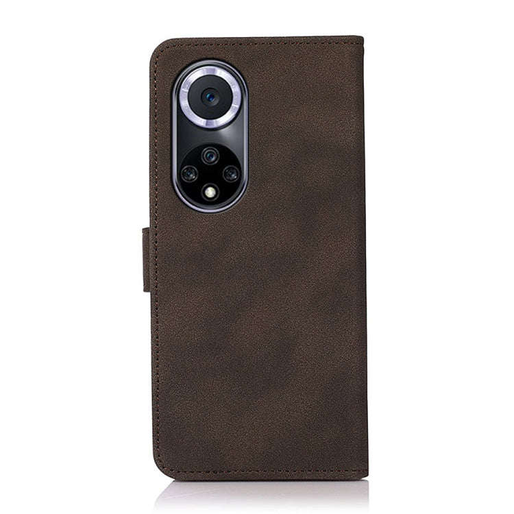 For Honor 50 / Huawei nova 9 KHAZNEH Matte Texture Leather Phone Case(Brown)