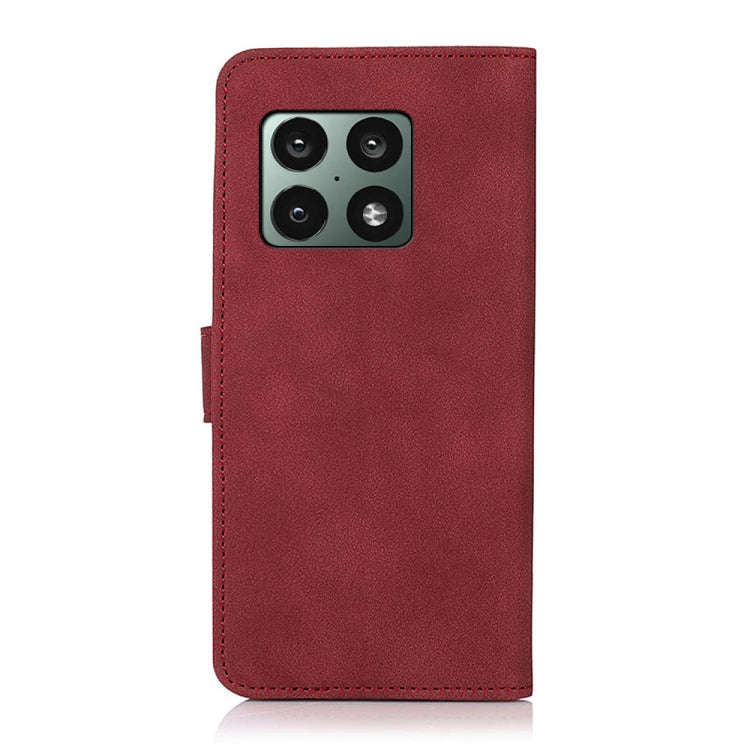 For OnePlus 10 Pro KHAZNEH Matte Texture Leather Phone Case(Red)