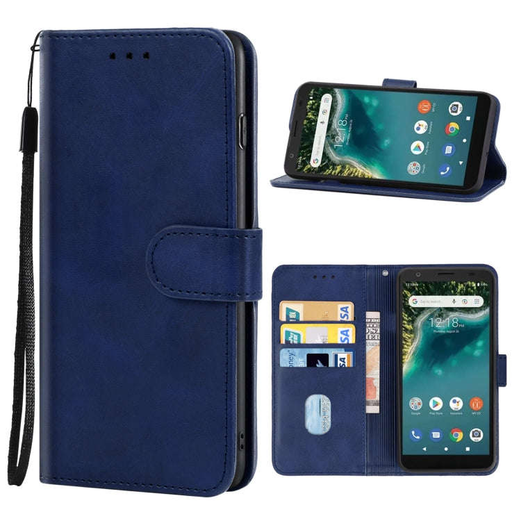 For ZTE AVID 589 / Z5158 Leather Phone Case(Blue)