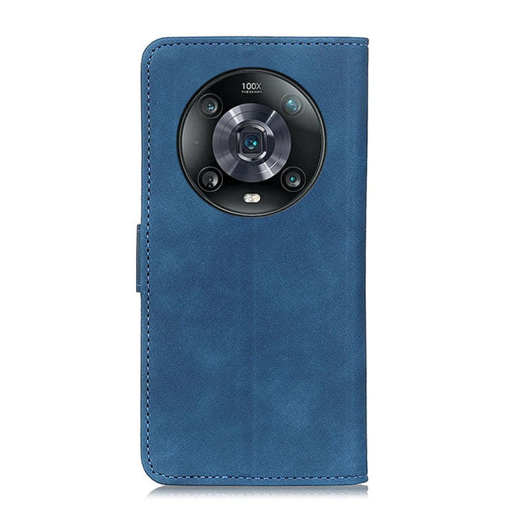 For Honor Magic4 Pro KHAZNEH Retro Texture Flip Leather Phone Case(Blue)