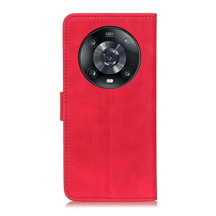For Honor Magic4 Pro KHAZNEH Retro Texture Flip Leather Phone Case(Red)