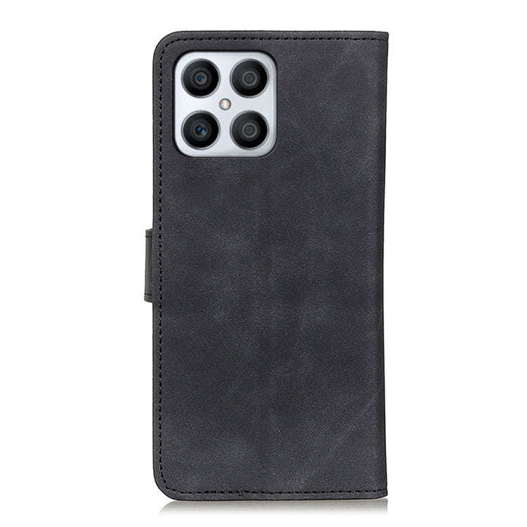 For Honor X8 / 30i / Play6T Pro KHAZNEH Retro Texture Flip Leather Phone Case(Black)