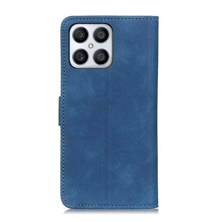 For Honor X8 / 30i / Play6T Pro KHAZNEH Retro Texture Flip Leather Phone Case(Blue)