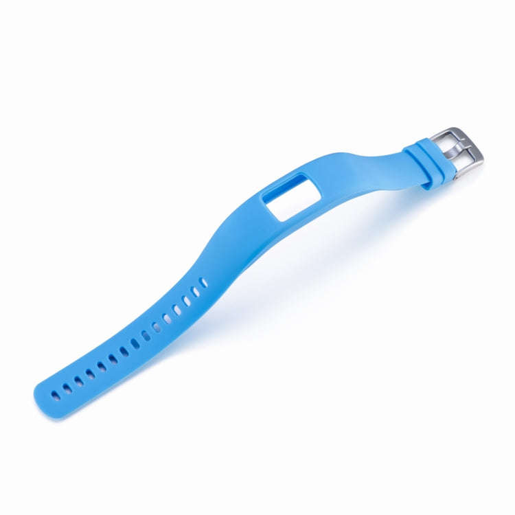 For Garmin Vivofit 4 Gloss & Color Integrated Silicone Watch Band(Sky Blue)
