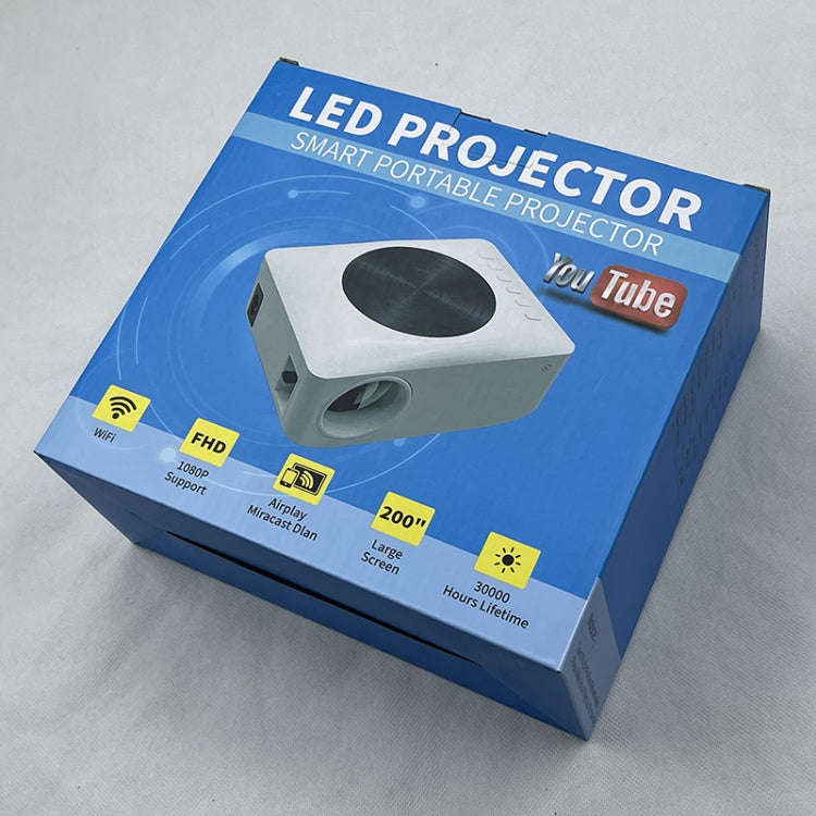 Y2 1280x720P 80ANSI Mini LCD LED Smart Projector, Plug Tpye:AU Plug