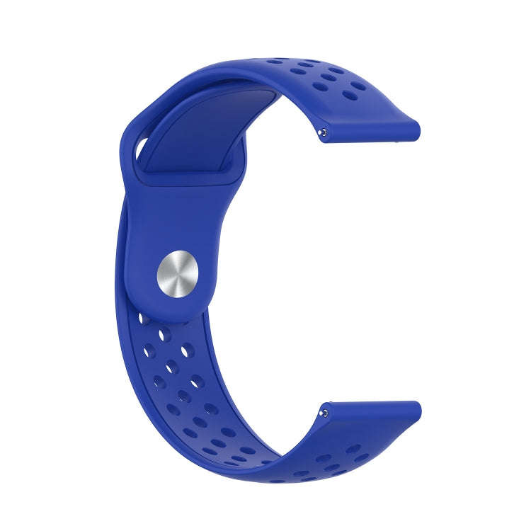 For Galaxy SM R800 46mm Silicone Breathable Watch Band(Sapphire)