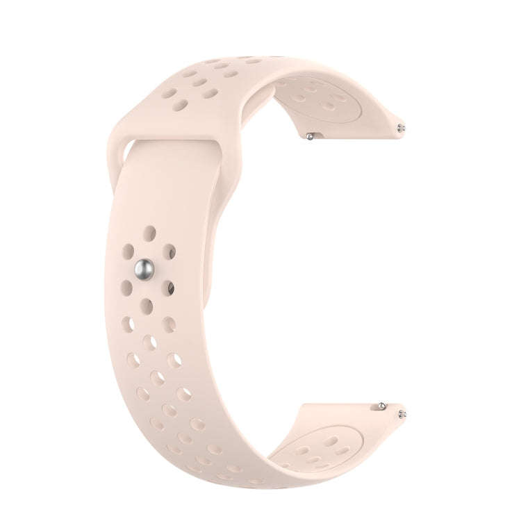 For Galaxy SM R800 46mm Silicone Breathable Watch Band(Light Pink)