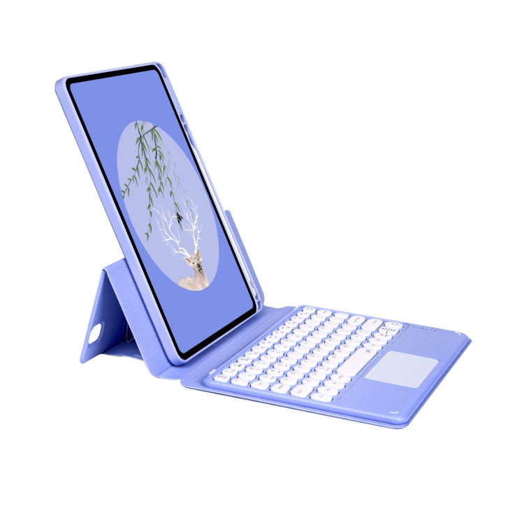 Bluetooth Keyboard Leather Case with Touchpad & Rotatable Bottom Case For iPad 10.2 2021 & 2020 &...