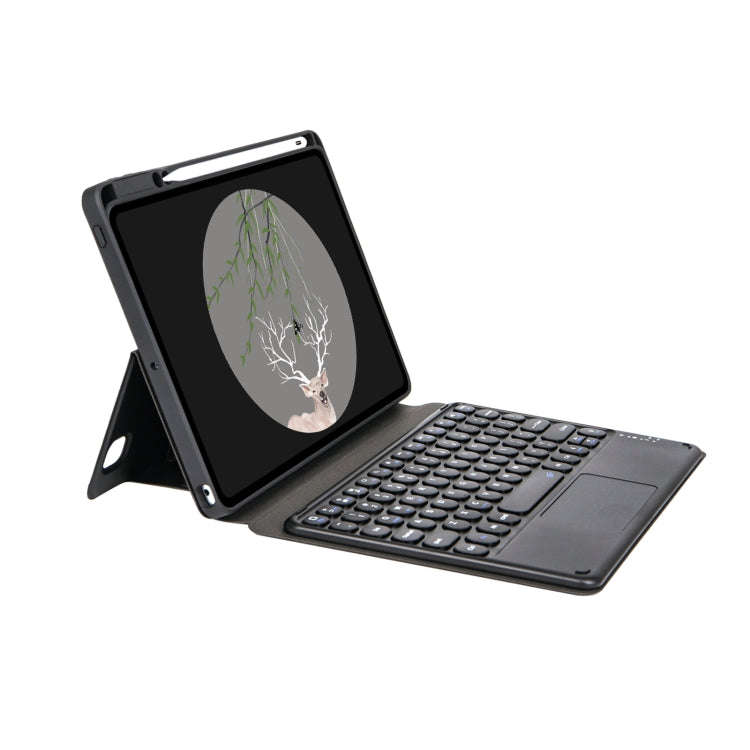 Bluetooth Keyboard Leather Case with Touchpad & Rotatable Bottom Case For iPad 10.2 2021 & 2020 &...
