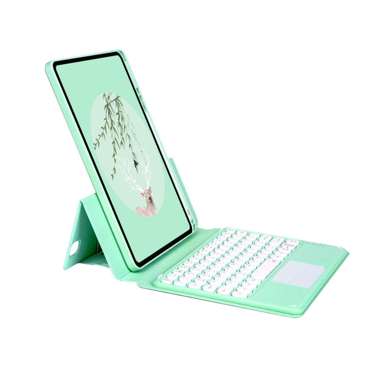 Bluetooth Keyboard Leather Case with Touchpad & Rotatable Bottom Case For iPad 10.2 2021 & 2020 &...