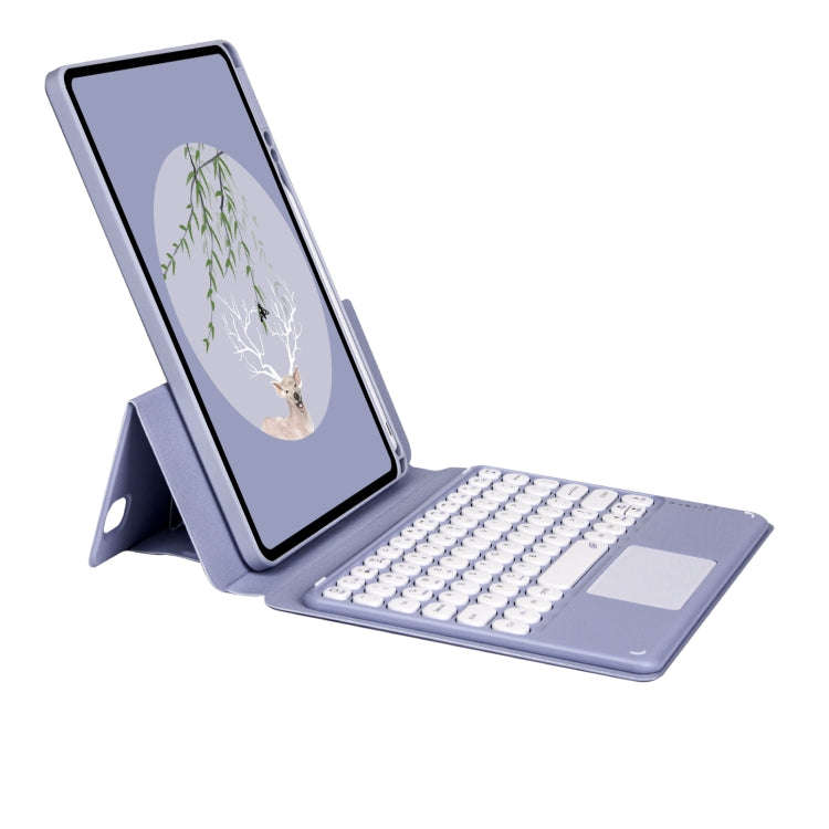 Bluetooth Keyboard Leather Case with Touchpad & Rotatable Bottom Case For iPad 10.2 2021 & 2020 &...