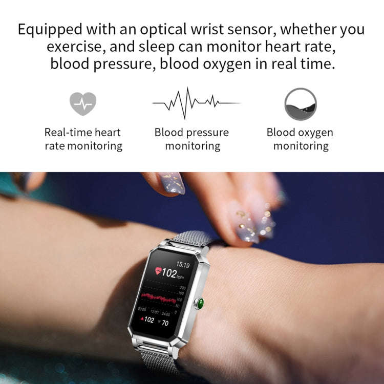 NX2 1.13 inch Color Screen Women Smart Watch, Support Physiological Reminder / Heart Rate Monitor...