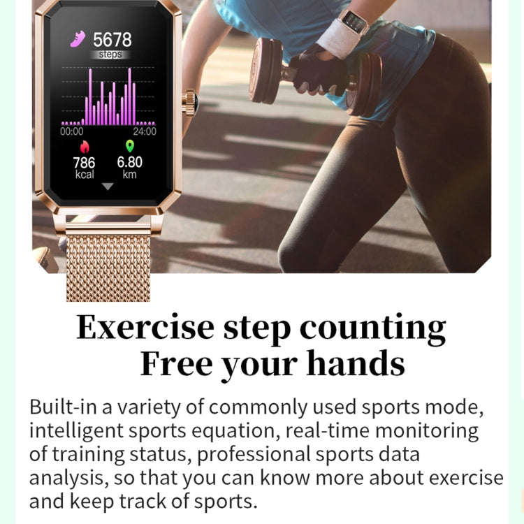 NX2 1.13 inch Color Screen Women Smart Watch, Support Physiological Reminder / Heart Rate Monitor...