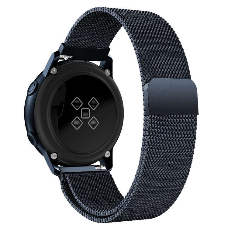 For Galaxy Watch Active Milanese Watch Band(Gray)