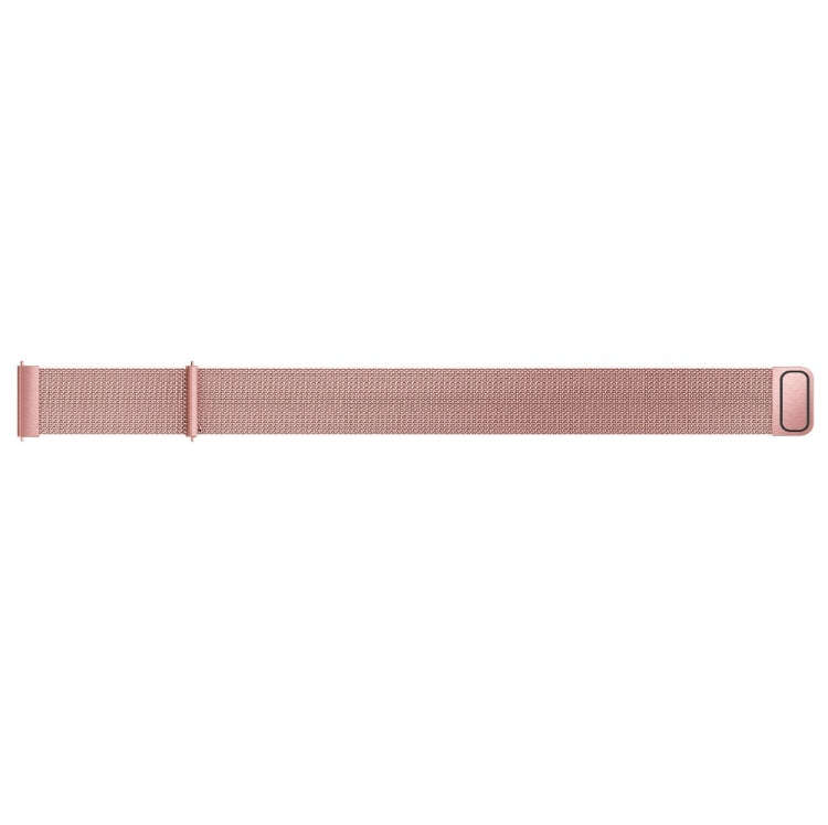 For Galaxy Watch Active Milanese Watch Band(Rose Pink)
