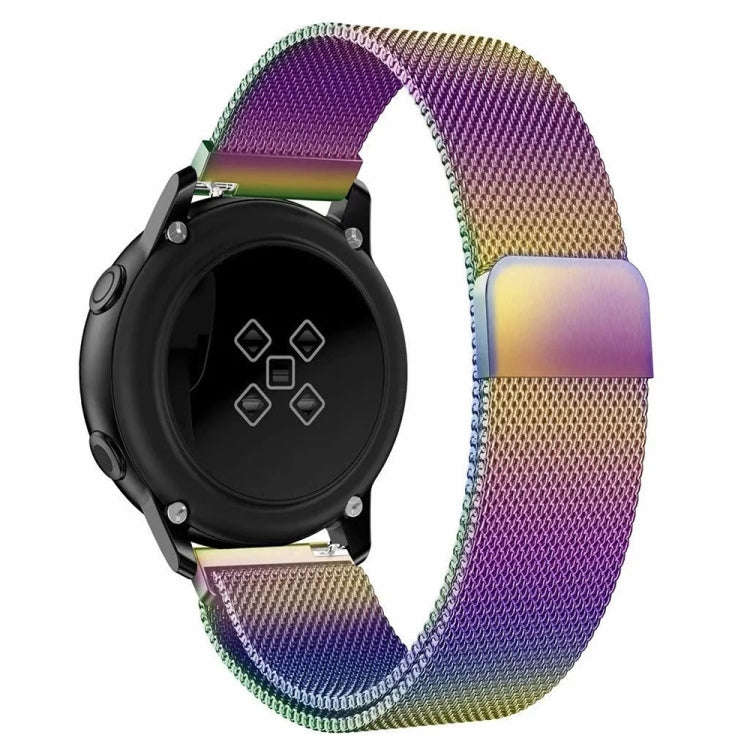 For Galaxy Watch Active Milanese Watch Band(Colorful)