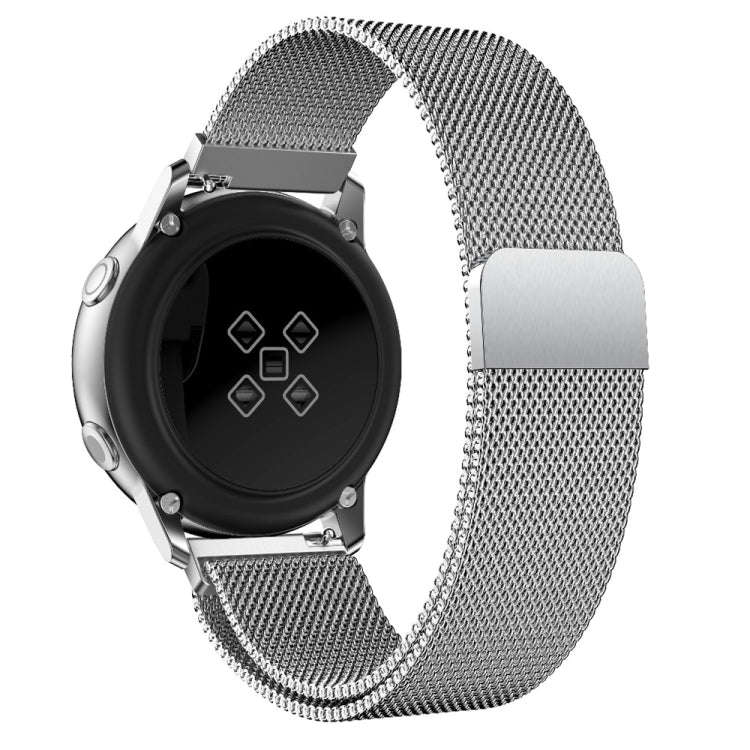 For Galaxy Watch Active Milanese Watch Band(Silver)
