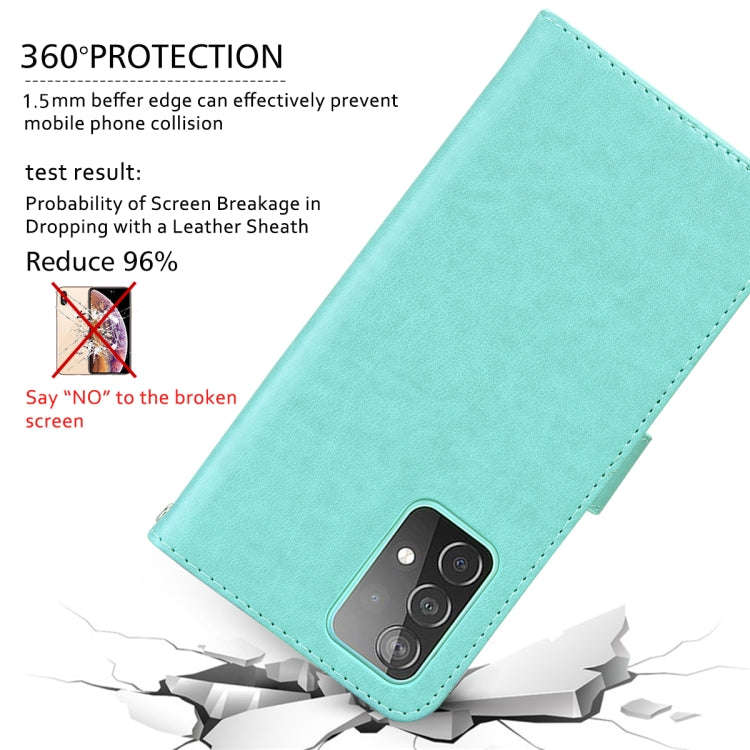 For Huawei nova 8i Rose Embossed Leather Phone Case(Green)