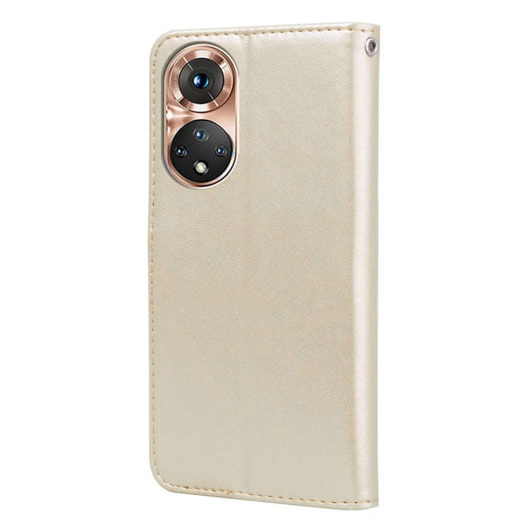 For Huawei nova 9 Rose Embossed Leather Phone Case(Gold)