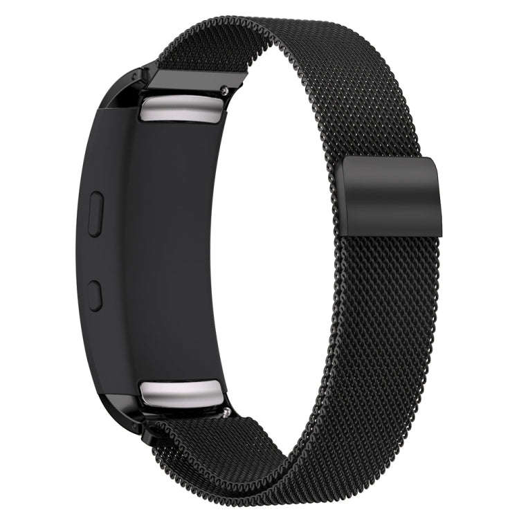 For Galaxy Gear Fit 2 & R360 Milanese Watch Band(Black)