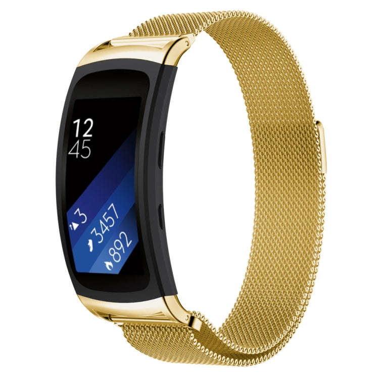 For Galaxy Gear Fit 2 & R360 Milanese Watch Band(Golden)