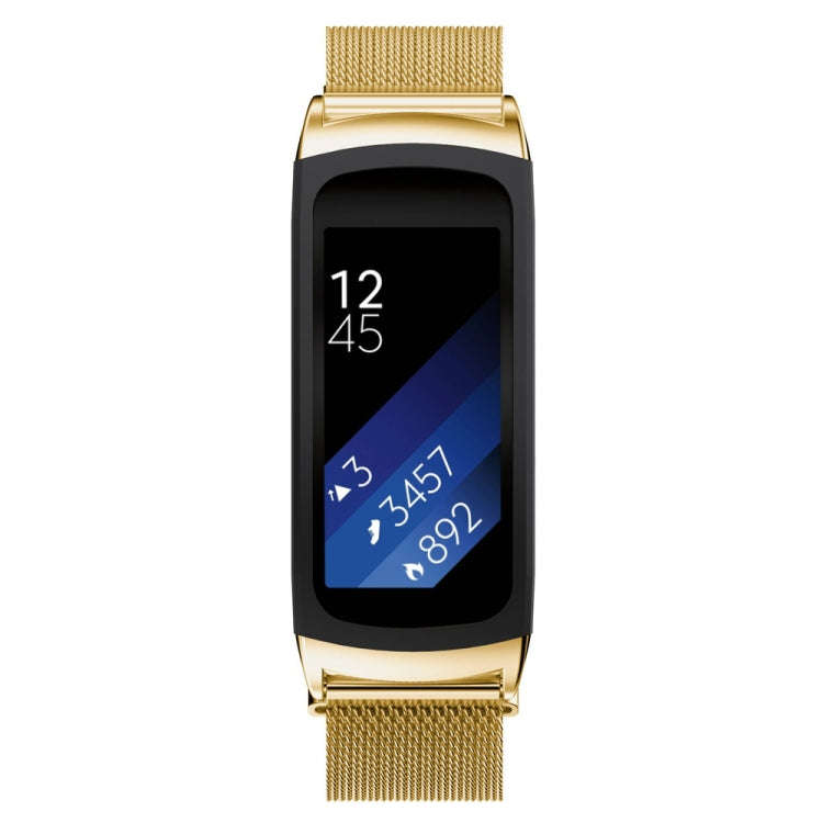 For Galaxy Gear Fit 2 & R360 Milanese Watch Band(Golden)