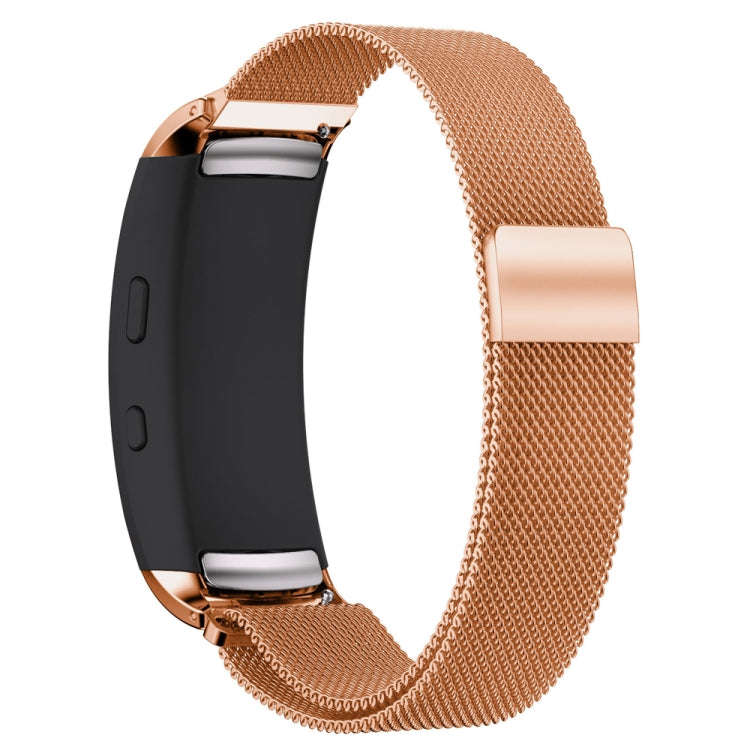 For Galaxy Gear Fit 2 & R360 Milanese Watch Band(Rose Gold)