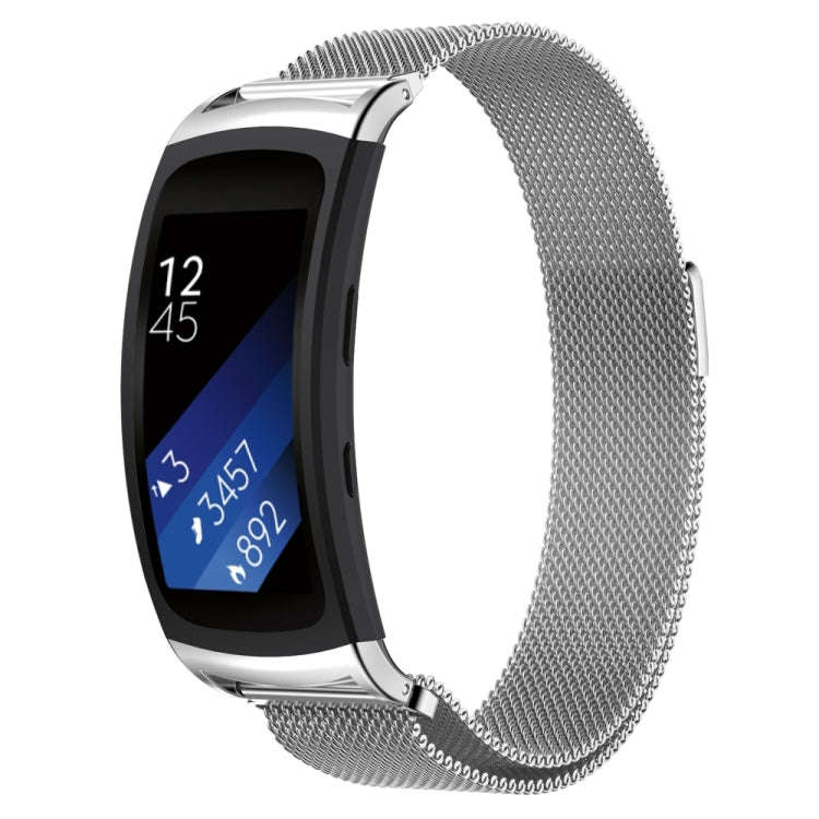 For Galaxy Gear Fit 2 & R360 Milanese Watch Band(Silver)
