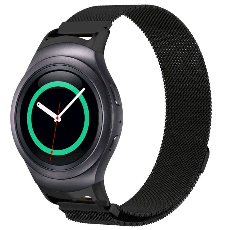For Galaxy Gear S2 & R720 Milanese Watch Band(Black)