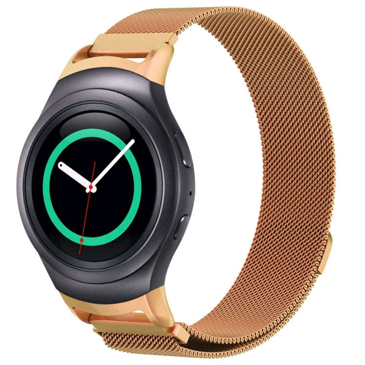 For Galaxy Gear S2 & R720 Milanese Watch Band(Rose Gold)