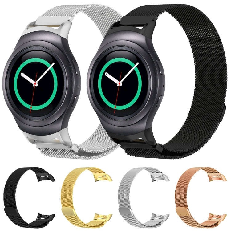 For Galaxy Gear S2 & R720 Milanese Watch Band(Rose Gold)