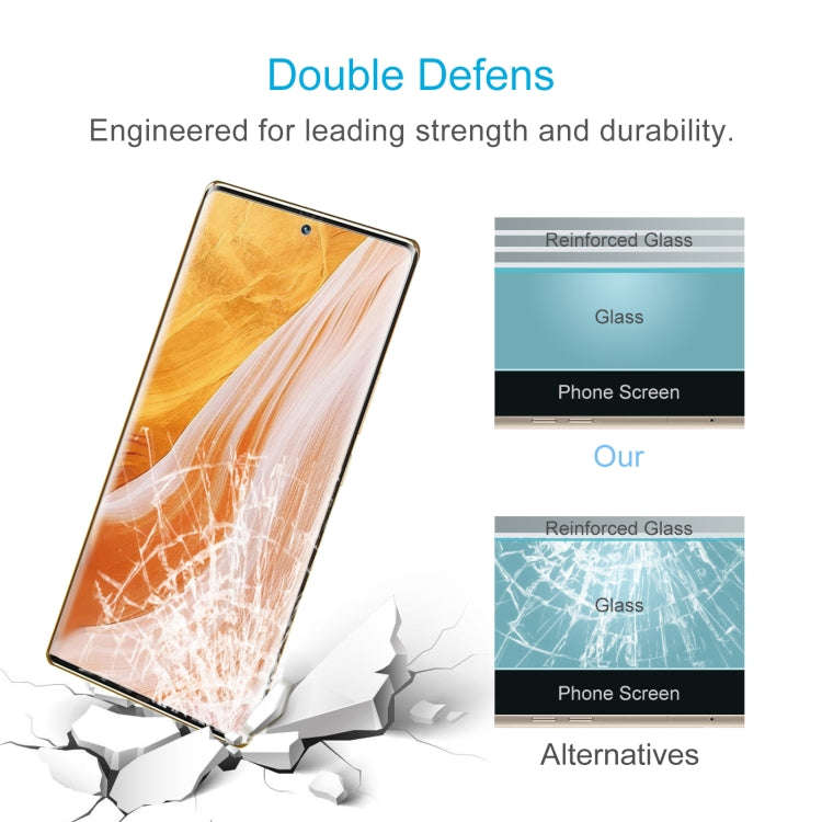 50 PCS 0.26mm 9H 2.5D Tempered Glass Film For ZTE Axon 40 Pro