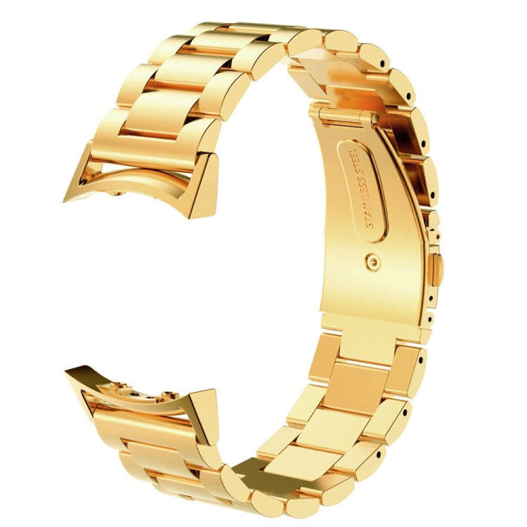 For Galaxy Gear S2 & R720 Three Pearl Steel Watch Band(Golden)