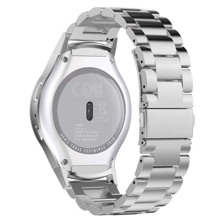For Galaxy Gear S2 & R720 Three Pearl Steel Watch Band(Silver)