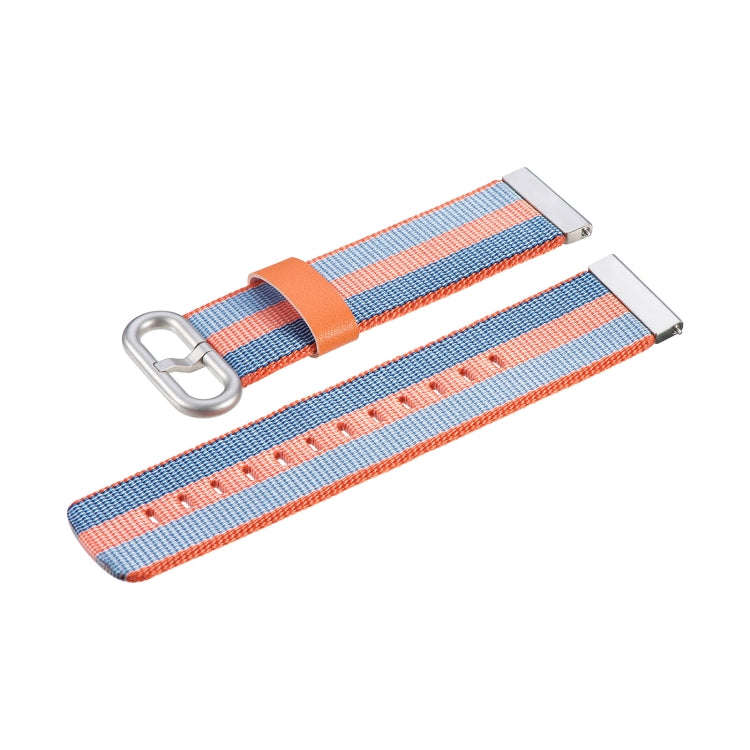 For Galaxy S2 Classic Universal Nylon Watch Band(Yellow Blue)