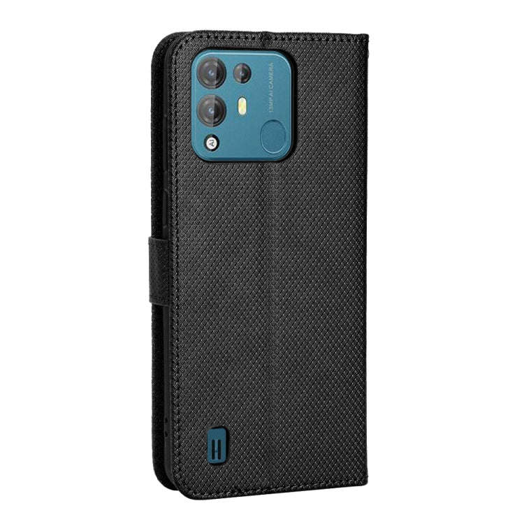 For Blackview A55 Pro Diamond Texture Leather Phone Case(Black)