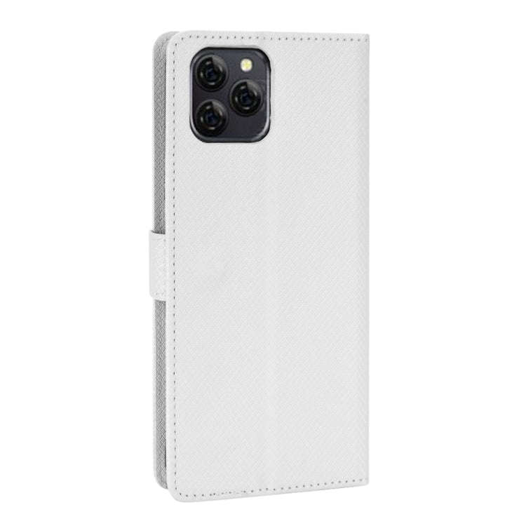 For Blackview A95 Diamond Texture Leather Phone Case(White)