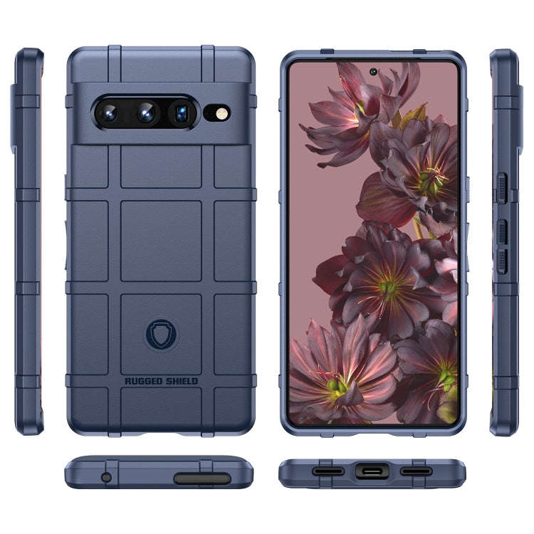 For Google Pixel 7 Pro Full Coverage Shockproof TPU Phone Case(Blue)