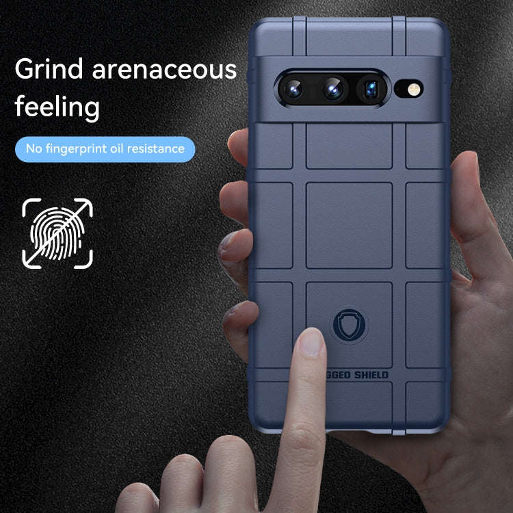 For Google Pixel 7 Pro Full Coverage Shockproof TPU Phone Case(Blue)