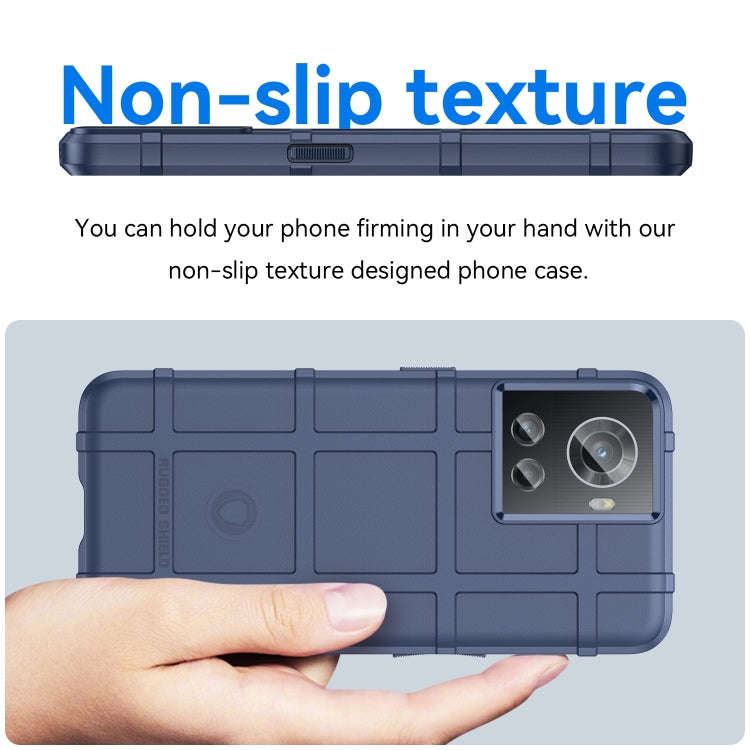 For OnePlus ACE/10R Full Coverage Shockproof TPU Phone Case(Blue)