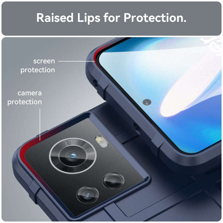 For OnePlus ACE/10R Full Coverage Shockproof TPU Phone Case(Blue)