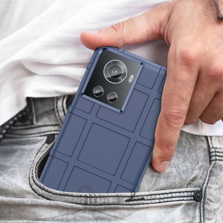 For OnePlus ACE/10R Full Coverage Shockproof TPU Phone Case(Blue)