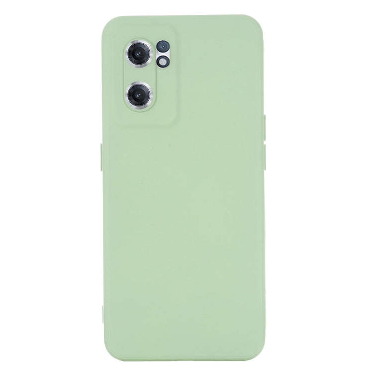 For OnePlus Nord CE 2 5G Pure Color Liquid Silicone Shockproof Full Coverage Phone Case(Green)