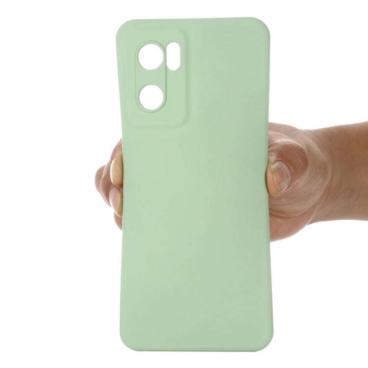 For OnePlus Nord CE 2 5G Pure Color Liquid Silicone Shockproof Full Coverage Phone Case(Green)