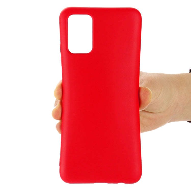 For Motorola Moto Edge 20 Pro Pure Color Liquid Silicone Shockproof Full Coverage Phone Case(Red)