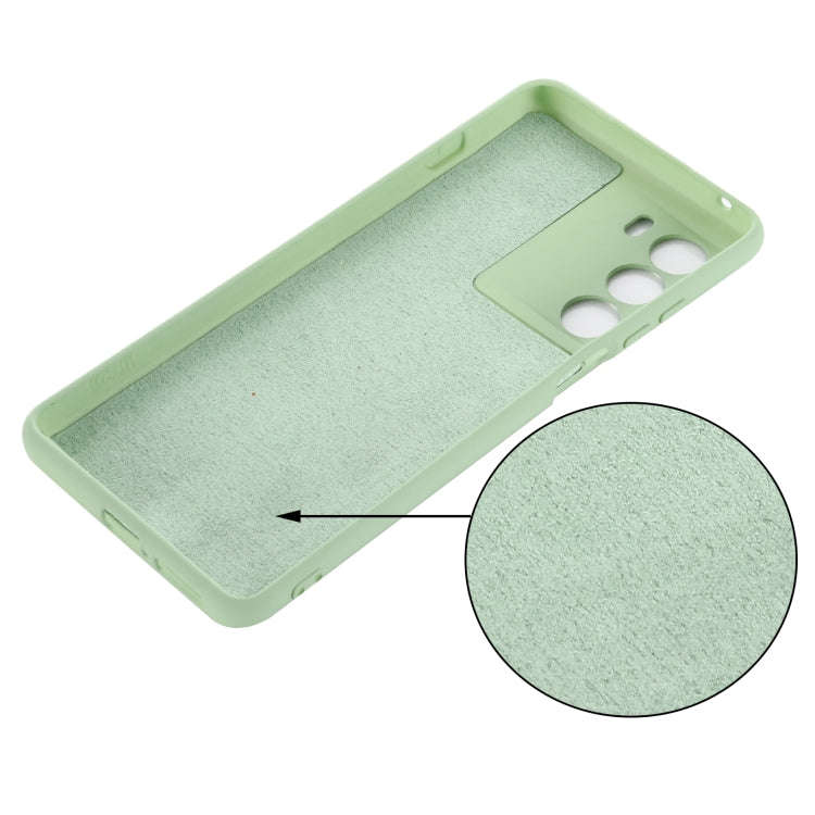 For Motorola Moto G200 5G / Edge S30 Pure Color Liquid Silicone Shockproof Full Coverage Phone Ca...