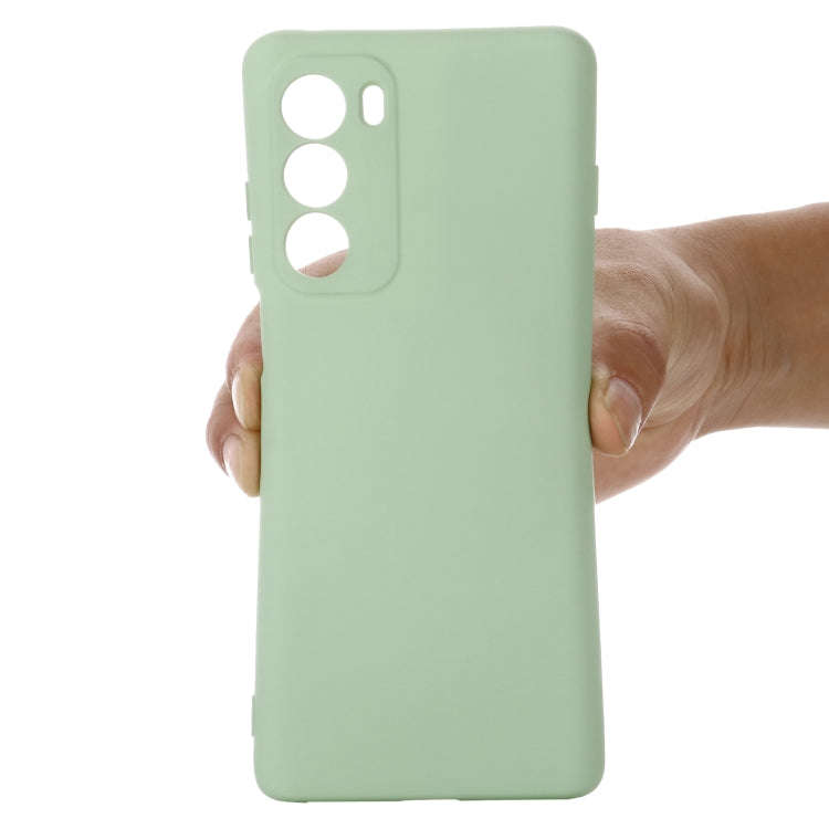 For Motorola Moto G200 5G / Edge S30 Pure Color Liquid Silicone Shockproof Full Coverage Phone Ca...