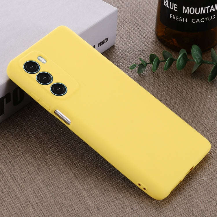 For Motorola Moto G200 5G / Edge S30 Pure Color Liquid Silicone Shockproof Full Coverage Phone Ca...
