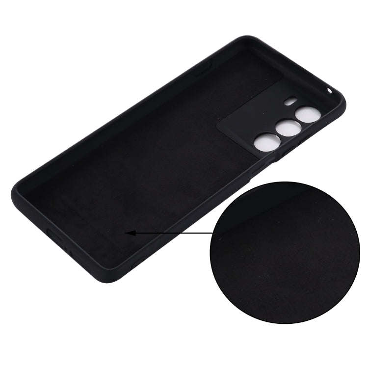 For Motorola Moto G200 5G / Edge S30 Pure Color Liquid Silicone Shockproof Full Coverage Phone Ca...